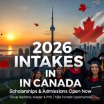 2026 Intakes in Canada for International Students Complete Guide to Scholarships, Admissions, Universities & How to Apply Without IELTS