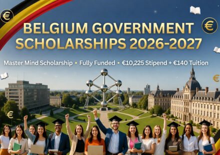 Belgium Government Scholarships 2026-2027 Fully Funded Master Mind Scholarship for International Students – Apply Now!
