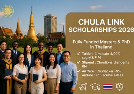 Chula LINK Scholarships 2026 in Thailand (Fully Funded) for International Students – Masters & PhD