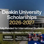 Deakin University Scholarships 2026-2027 for International Students Fully Funded Opportunities for Bachelor’s, Master’s, and PhD in Australia