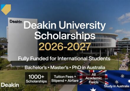Deakin University Scholarships 2026-2027 for International Students Fully Funded Opportunities for Bachelor’s, Master’s, and PhD in Australia