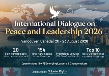 International Dialogue on Peace and Leadership 2026 in Canada Fully Funded Opportunity for Emerging Leaders