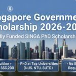 Singapore Government Scholarship 2026-2027 [Fully Funded] – Singapore International Graduate Award (SINGA)