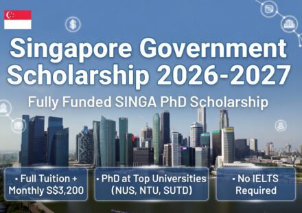 Singapore Government Scholarship 2026-2027 [Fully Funded] – Singapore International Graduate Award (SINGA)