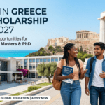 Study in Greece on Scholarship 2026-2027 Fully Funded Opportunities for Undergraduate, Masters & PhD