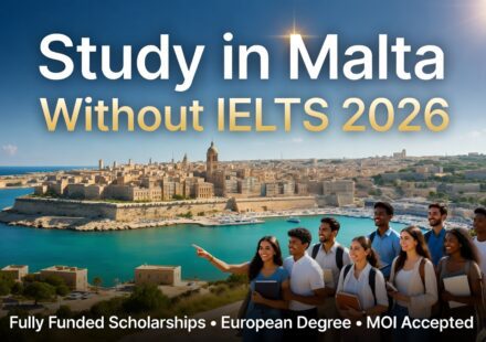Study in Malta Without IELTS 2026 Fully Funded Scholarships, Affordable European Degrees & Complete Step-by-Step Guide