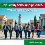 Top 3 Italy Scholarships 2026 Without IELTS Fully Funded Study in Italy for International Students