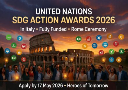 United Nations SDG Action Awards 2026 in Italy (Fully Funded) – Apply by 17 May 2026 for Global Changemakers
