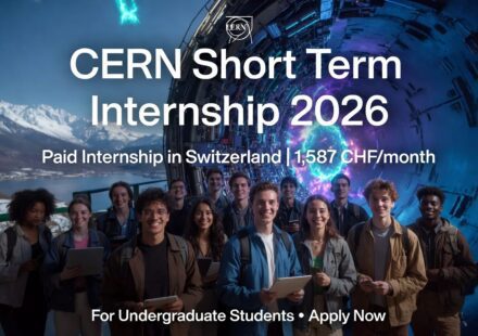 CERN Short Term Internship 2026 in Switzerland Fully Paid International Internship Opportunity for Undergraduate Students