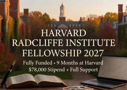 Harvard Radcliffe Institute Fellowship 2027-2028 in USA Fully Funded for Scholars, Scientists, and Artists