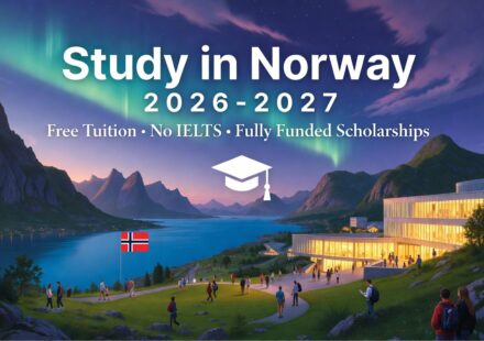Study in Norway Without IELTS 2026-2027 Fully Funded Scholarships & Free Tuition at Public Universities