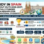 Study in Spain Without IELTS 2026-2027 Top Fully Funded Scholarships for International Students