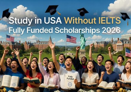 Study in USA Without IELTS on Scholarship 2026 [Fully Funded] – Complete Guide for International Students