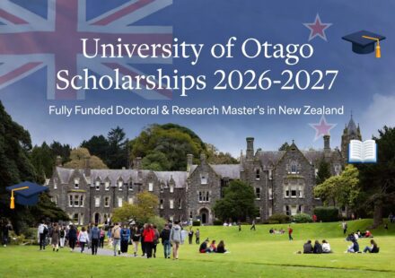 University of Otago Scholarships 2026-2027 Fully Funded Doctoral and Research Master's Opportunities in New Zealand for International Students