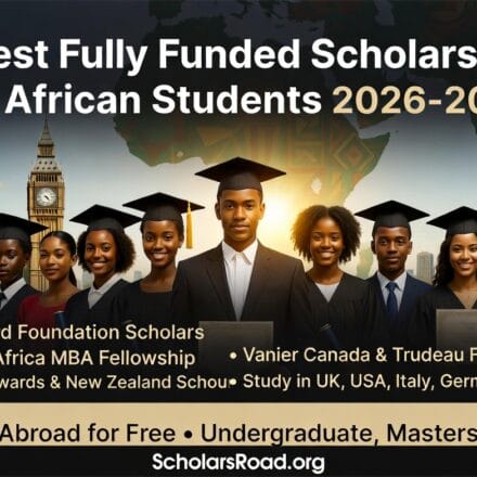 10 Best Scholarships for African Students 2026-2027 Fully Funded Opportunities to Study Abroad