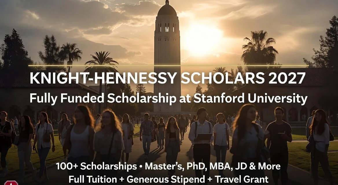 Knight Hennessy Scholarship 2027 at Stanford University Fully Funded Opportunity for International Students (100+ Scholarships)