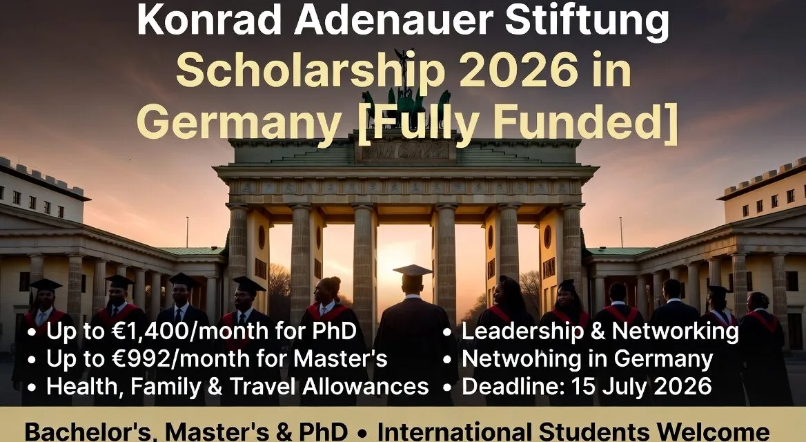 Konrad Adenauer Stiftung Scholarship 2026 in Germany [Fully Funded] – Complete Guide for International Students
