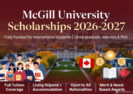 McGill University Scholarships Canada 2026-2027 (Fully Funded)